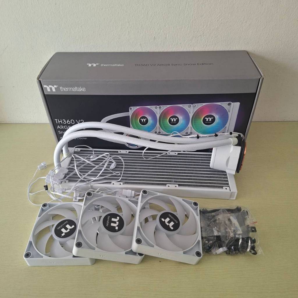 [สินค้ามือสอง] THERMALTAKE TH360 V2 ARGB SYNC SNOW EDITION WHITE