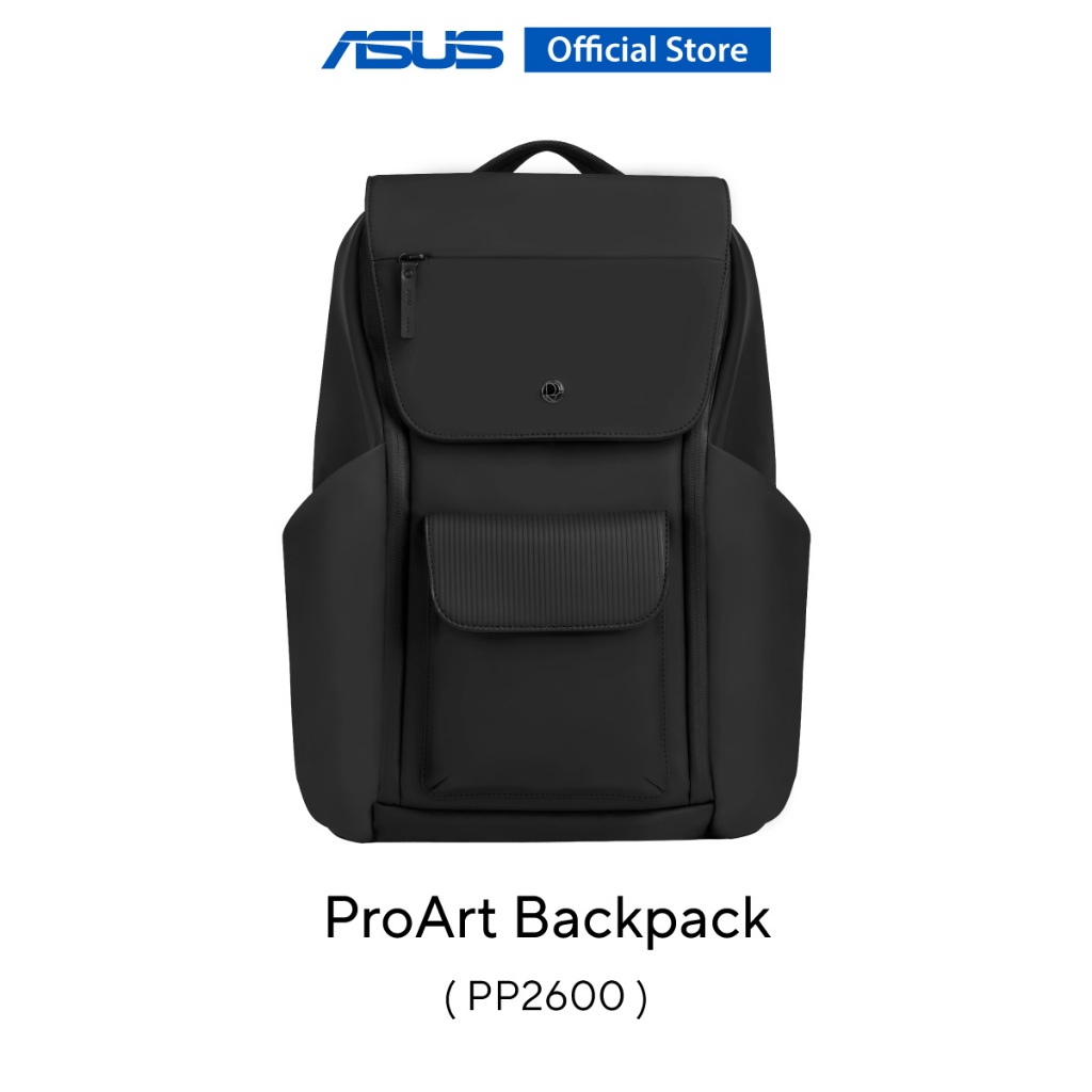 ASUS ProArt Backpack PP2600 กระเป๋าเป้ใส่โน๊ตบุ๊ก 16" พรีเมียม ฟังก์ชันครบสำหรับการทำงานและเดินทาง