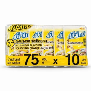 [1แพ็ค10ซอง] FaThai ฟ้าไทย ผงทำน้ำซุป ขนาด 75กรัม