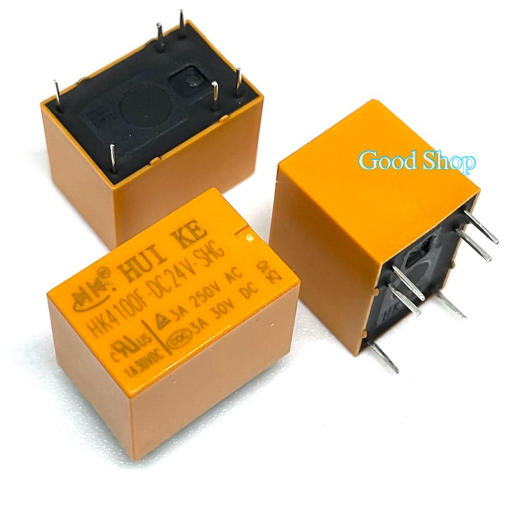 รีเลย์ HKE 6ขา HRS1H-S 3V  5V  6V  9V  12V  24V หน้าคอนแทค 1A
