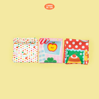 Laongmoon ผ้าพันคอ ซาติน โพกหัว ผูกผม ผูกเอว ขนาด70x70 cm Lucky Girl Collection