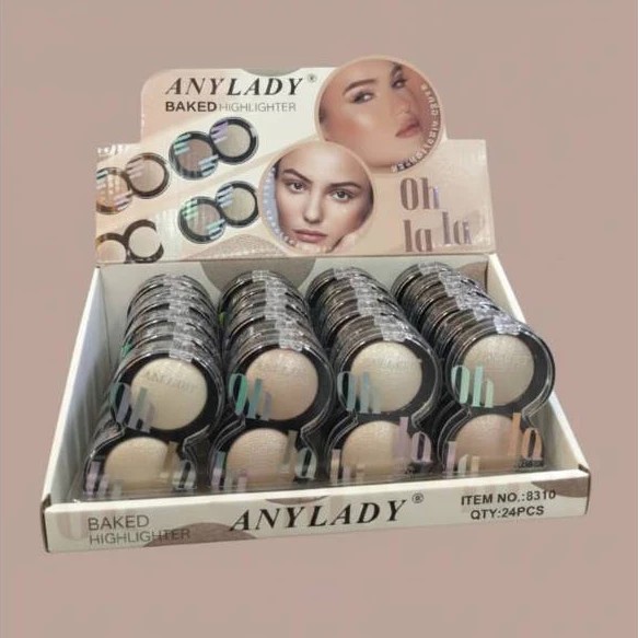 ไฮไลท์ ANYLADY oh la la พาเลทไฮไลท์ใบหน้าฉ่ำเงามีมิติ No.8310