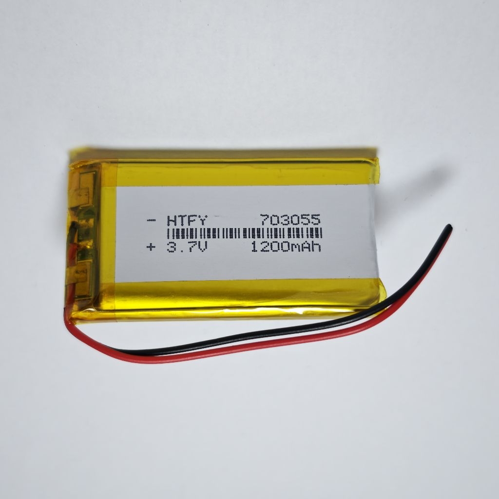 HTFY 703055 (ตัวเลข 703055 แรงดันไฟฟ้า: 3.7V 1200mAh