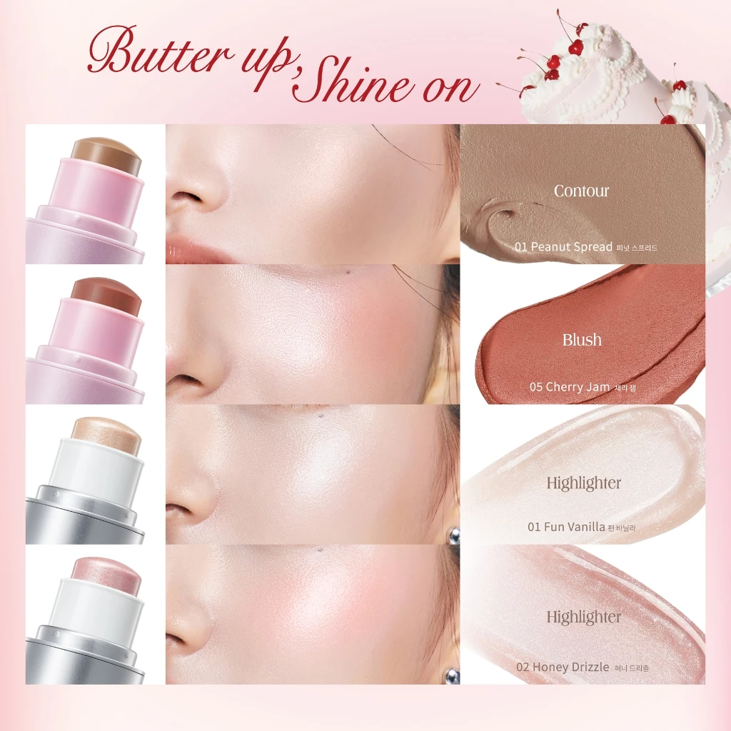 bnb barenbliss Butter Up Stick Series สติ๊กคอนทัวร์ บรัช ไฮไลท์ แบบแท่ง เนื้อครีมบางเบา เกลี่ยง่าย กระทัดรัด พกพาสะดวก thumbnail 7