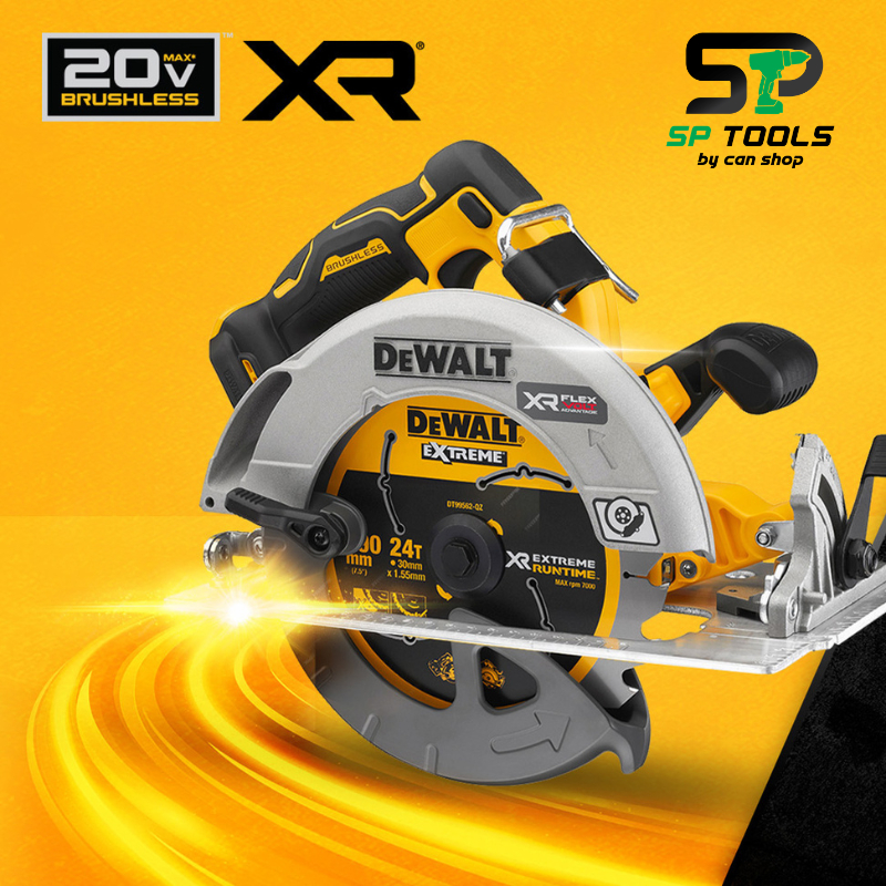 DEWALT รุ่น DCS573N-B1 เลื่อยวงเดือนไร้สาย 20V Max XR ไร้แปรงถ่าน 7-1/4" (184มม.) เฉพาะตัวเครื่อง