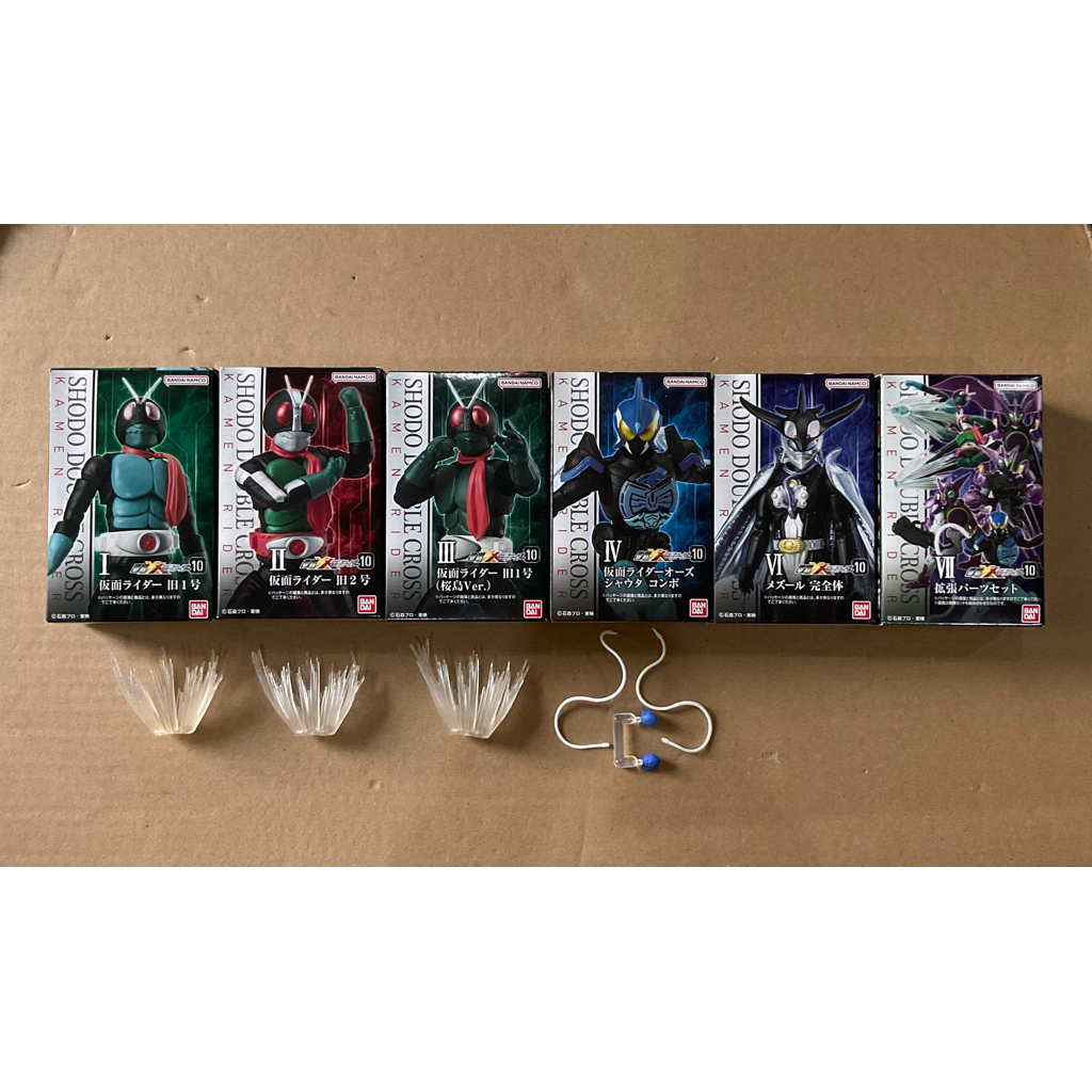 สินค้าพร้อมจัดส่ง : Shodo XX Rider ชุดที่ 10 แบบแยกรายการ  ของใหม่ มีจุดขยับมากมาย ขนาดประมาณ 10 เซนติเมตร