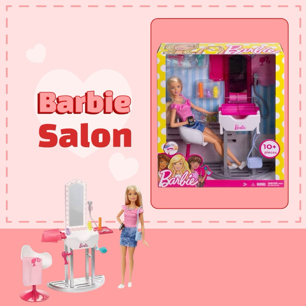 บาร์บี้ Barbie ⌛️ A DAY AT THE SALON ⏳ วันของผม