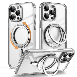 เคส ไอโฟนแม่เหล็กกางออกเป็นขาตั้งได้ รุ่นพรีเมียมมีกล่อง มีสำหรับไอโฟนทุกรุ่น เคส iPhone 14 Pro Max , iPhone 17 Pro Max