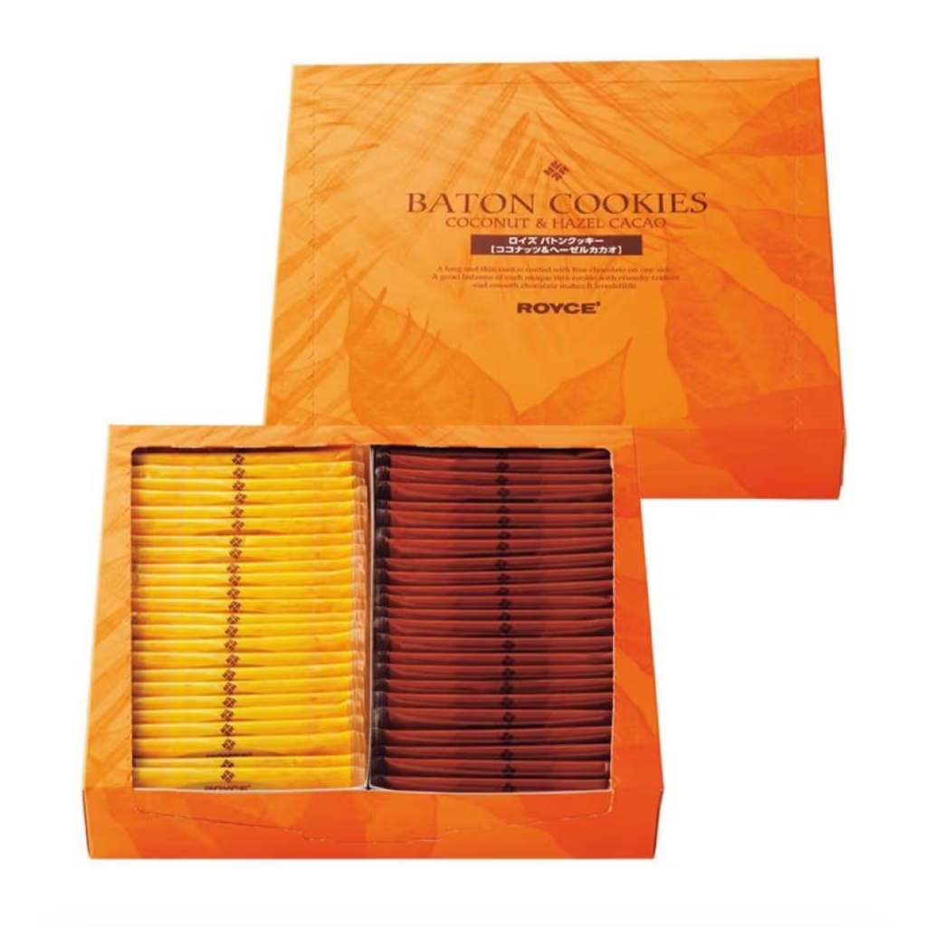 Baton Cookies [2-Variety Assortment] 50 pieces (x 1) ROYCE' [Directly from Japan]
