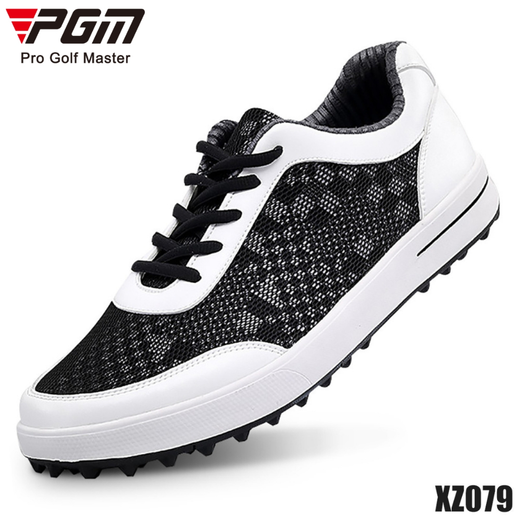 รองเท้ากอล์ฟสำหรับผู้ชาย แบบผูกเชือกอัตโนมัติ (XZ224) PGM Men Golf Shoes Size EU : 40-45