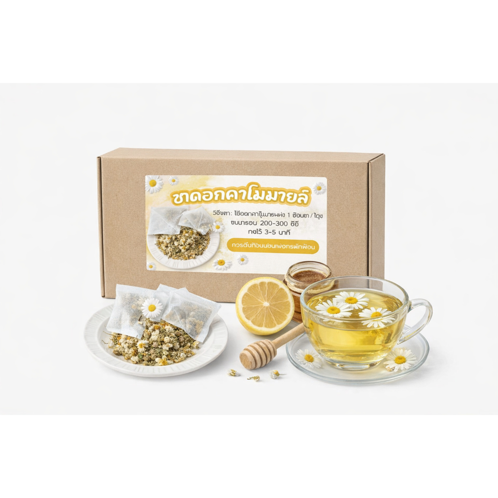 ชาดอกคาโมมายด์ออร์แกนิค (Camomile Organic Tea)