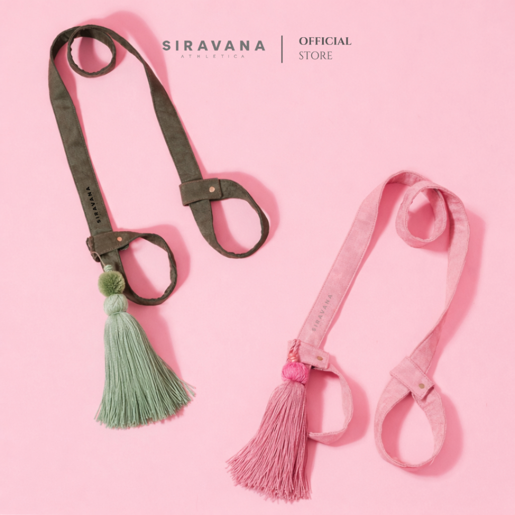 SIRAVANA Yoga Mat Suede Carry Strap สายสะพายเสื่อโยคะ รุ่น Flow Strap