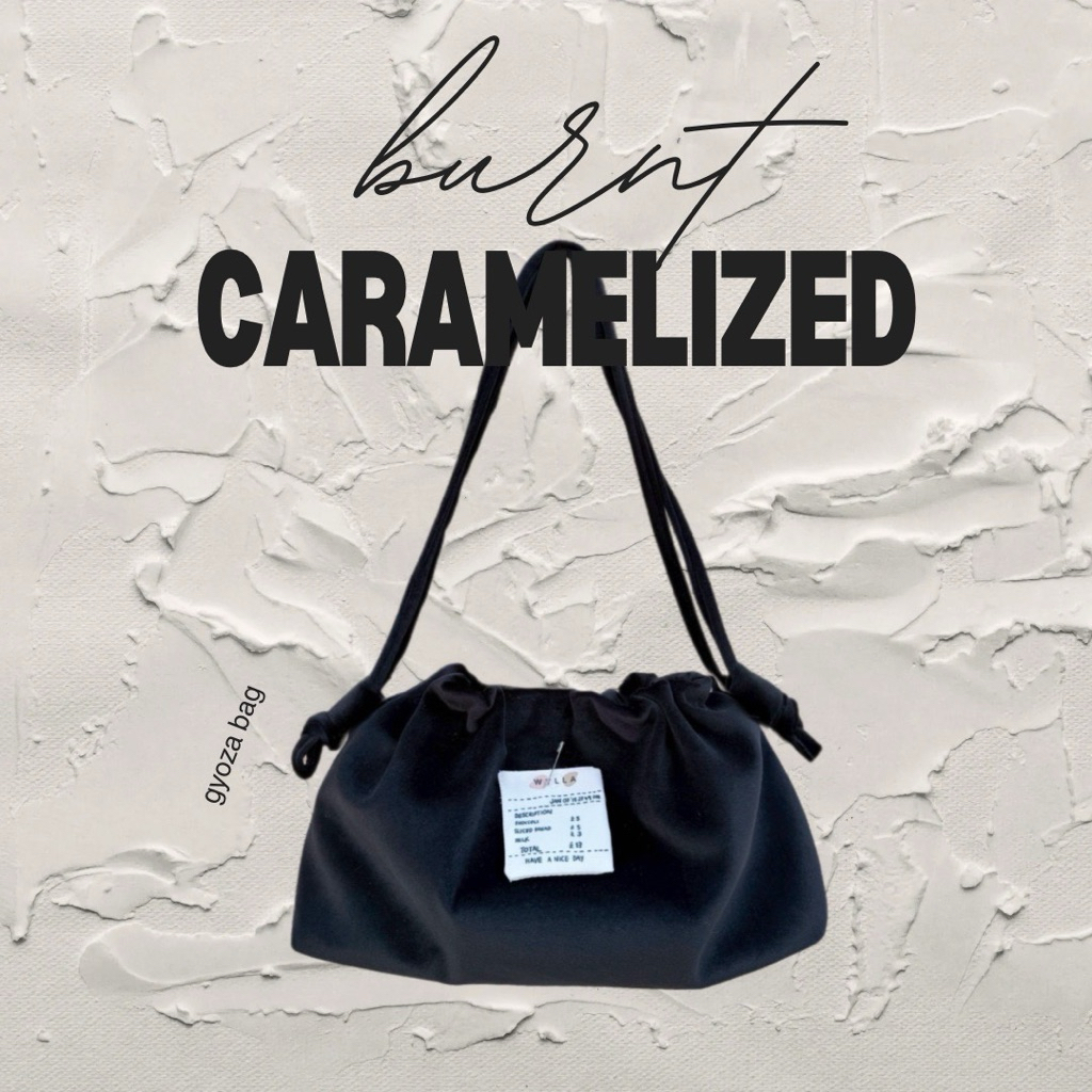 Wyllabrand กระเป๋าผ้า Burnt Caramelized Gyoza Bag