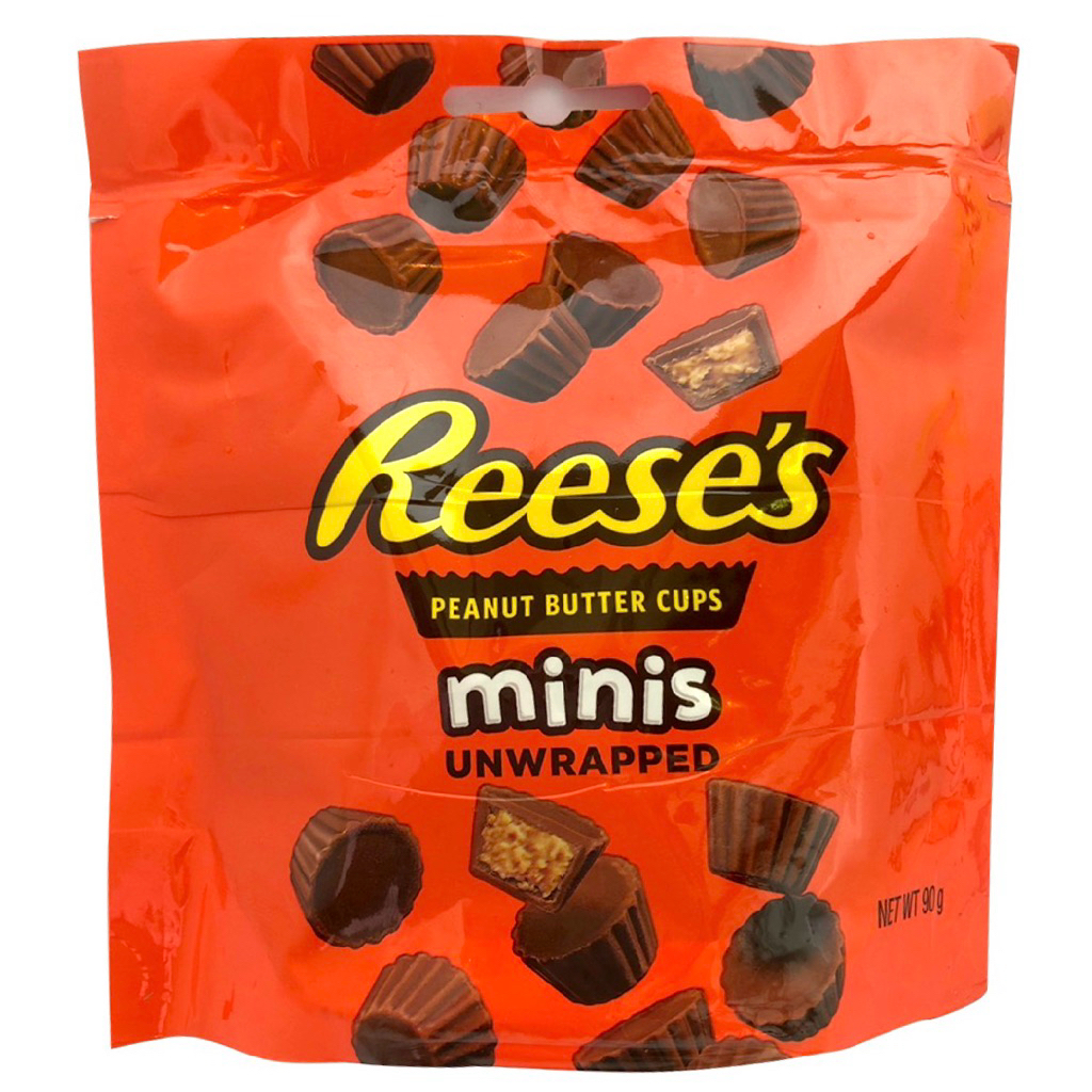 [ส่งด่วน] Reese’s Peanut Butter Cups Minis Unwrapped 90g ริสเซส