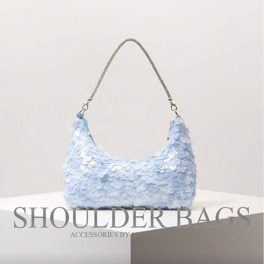 MORNING DAISYS SHOULDER BAGS กระเป๋าสะพายไหล่ รุ่น BABY BLUE