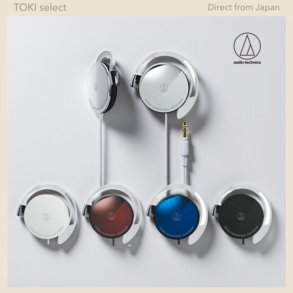 Audio-Technica ATH-EQ300M Wired Ear-Hook Headphones with Mic 3.5mm for Online Class