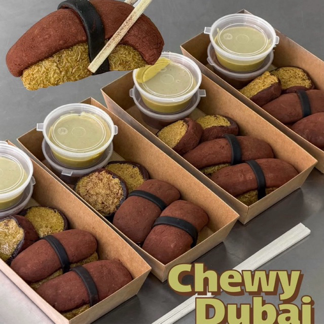 ✅รับหิ้ว ส่งด่วนได้✅ 🍫 Chewy Dubai Bento | HUUS OF BREAD 🍵 ดูไบชิววี่คุกกี้แบบซูชิ🍣แบบใหม่แบบสับ🚛ส่งรถเย็นทั่วไทย