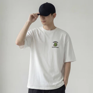 KONEKO เสื้อยืด โอเวอร์ไซส์ ลายแมว Matcha Mode คอตตอน100% Unisex Oversized T-shirt