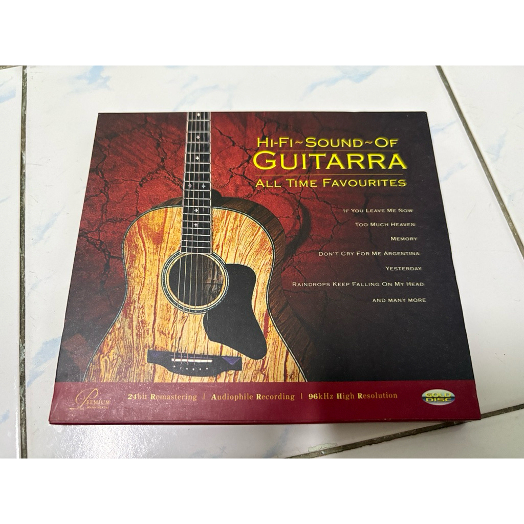 CD : HI-FI SOUND OF GUITARRA. (24bit แผ่นทอง)