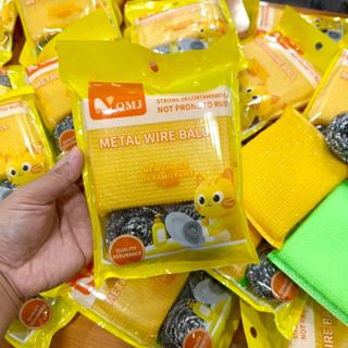 ฟองน้ำล้างจาน ฝอยขัดหม้อ 1ชุด 4ชิ้น อุปกรณ์ทำความสะอาดในครัว…