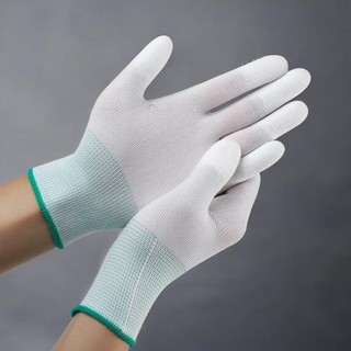 ถุงมือเคลือบPU พร้อมส่งทันที 6คู่/12คู่ ถุงมือช่าง ถุงมือทำสวน