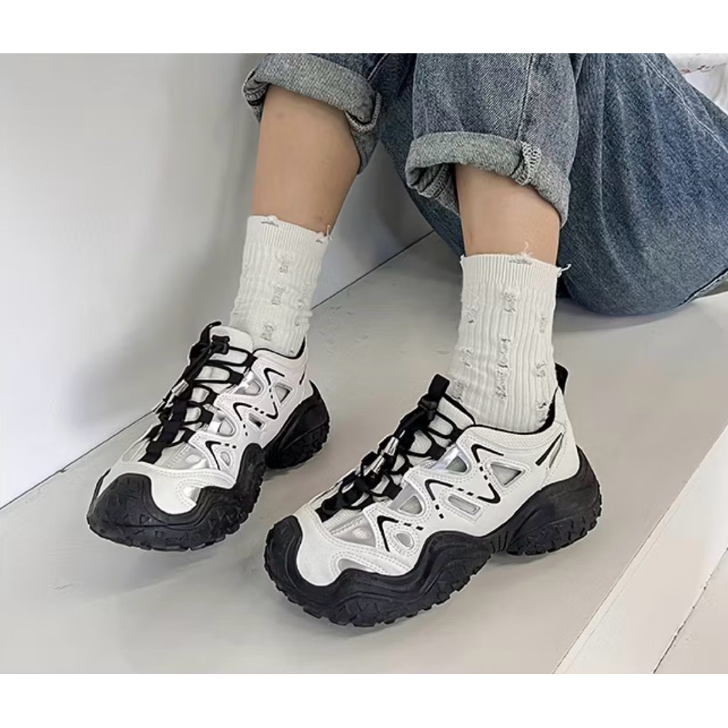 JSNB รองเท้าผ้าใบ ไซส์ 41 รองเท้าผ้าใบทรงสปอร์ต รองเท้าเดินป่า นุ่ม กันลื่น [LN5200]