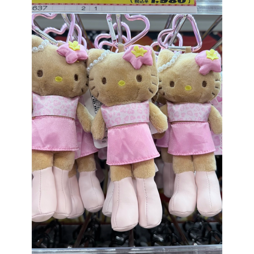 kittyขายาว kittyผิวแทน คิตตี้ผิวแทน Sanrio Tanning Hello Kitty keychain คิตตี้ผิวสี