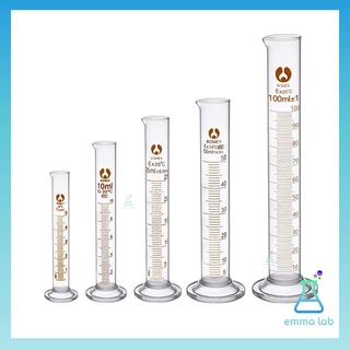 กระบอกตวง กระบอกตวงปริมาตร กระบอกตวงแก้ว (Glass Graduated Cylinder) ขนาด 500, 1000, 2000ml