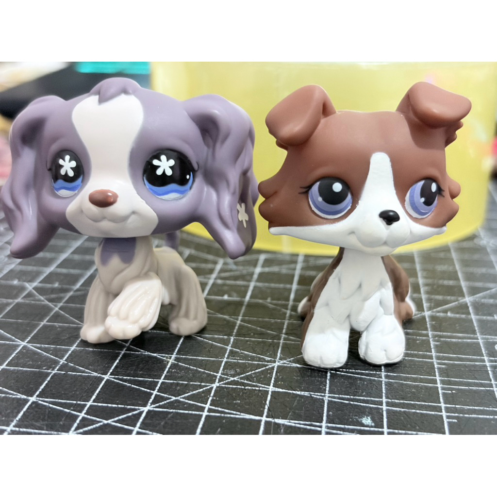 LPS ก็อปเกรดเอ ค็อกเกอร์ม่วง#672 คอลลี่น้ำตาล (ไม่แท้ทั้งคู่นะคะ)