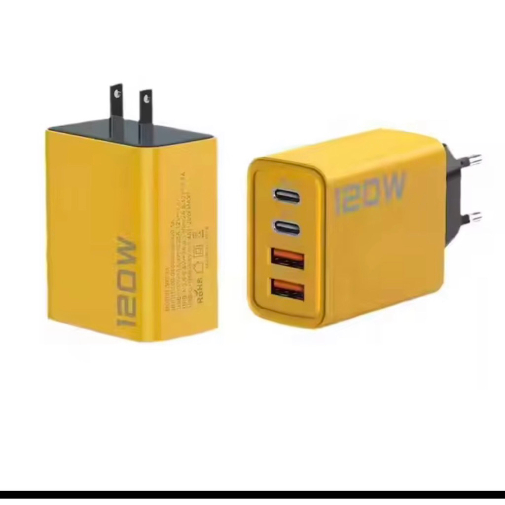 หัวชาร์จ USB PD 120W ชาร์จเร็ว พร้อมพอร์ต 2 PD และ 2 USB