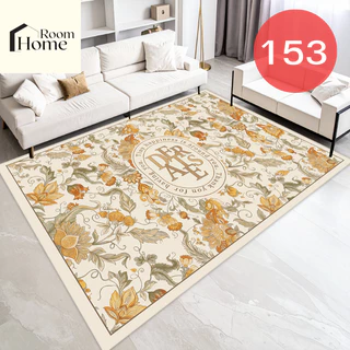 พรมปูพื้น 3D ลายดอกไม้ Flower 2026 ขนาด 120x160 ซม. (3.5 ฟุต) นุ่ม กันลื่น แต่งห้องนอน/ห้องนั่งเล่น