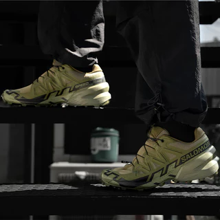 Salomon Forces - Speedcross 6 รองเท้าวิ่ง รองเท้าผ้าใบ ข้อสั้น Unisex พื้นหนา ยึดเกาะดี trekking
