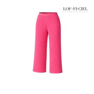 Lofficiel กางเกงขาวยาว กาง﻿เ﻿กงผู้หญิง ลอฟฟิเซียล กางเกงอัดพ…