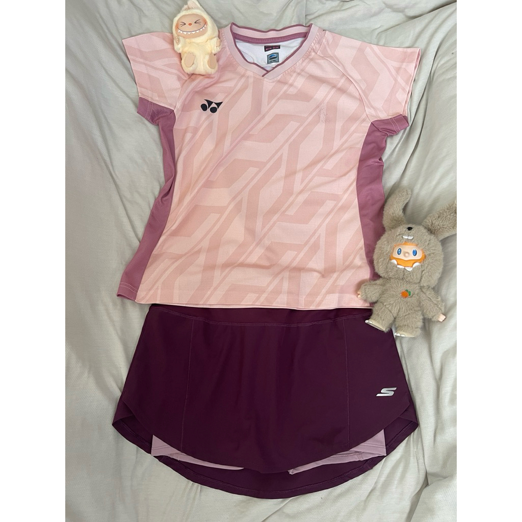 sketchers กระโปรงออกกำลังกาย เทนนิส แบดมินตัน