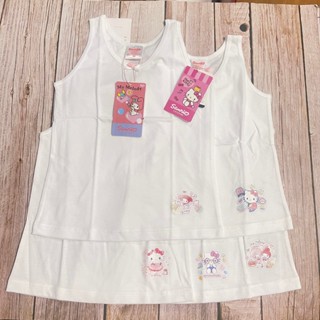Sanrio เสื้อกล้าม เด็กเล็ก ไซด์ 90/95/100 ลายอยู่ด้านล่าง ขอ…