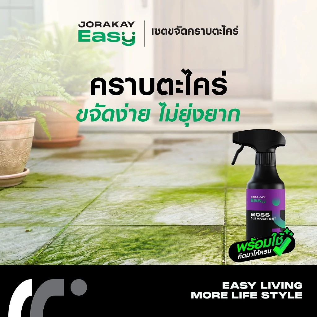 จระเข้ อีซี่ น้ำยาขจัดคราบตะไคร่น้ำ ขจัดเชื้อรา พืชสีเขียว ยับยั้งจนถึงราก พร้อมใช้งาน