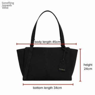 เครียสต๊อค!ต่ำกว่าทุน🔥kulimula trend-Tartine Bag หนังกลับ กระเป๋าถือ กระเป๋าโท้ท Shoulder Strap Tote Bag#อาจมีข้อบกพร่อง