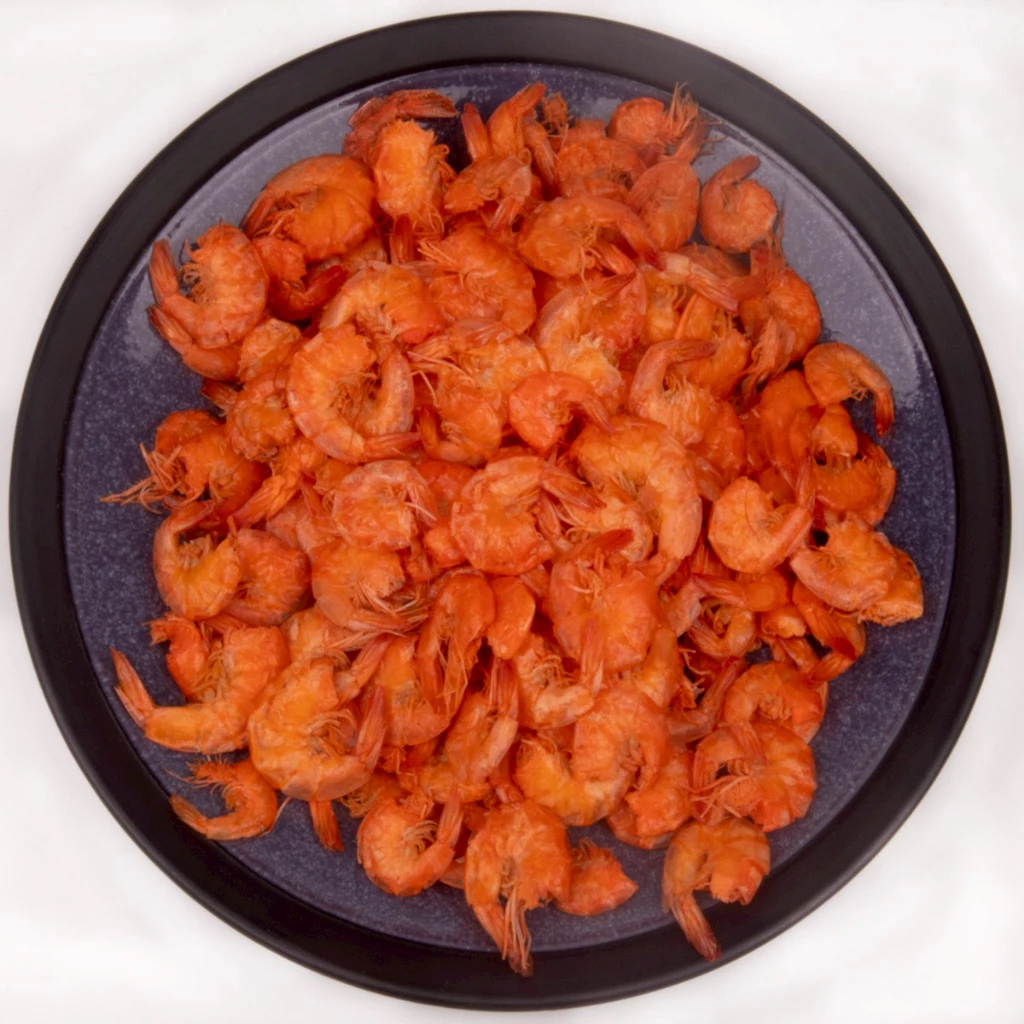 กุ้งบางจืด(คละไซซ์) ติดเปลือก ตัวแบน