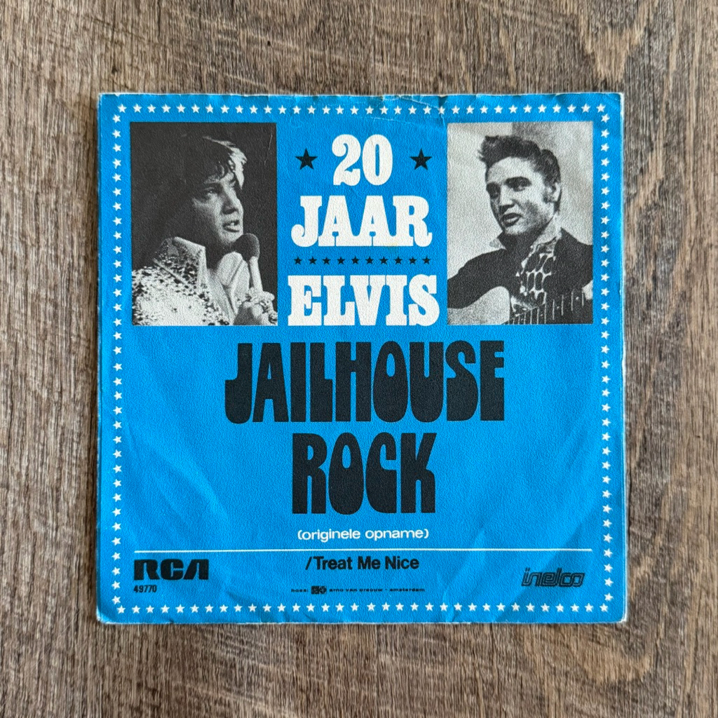 แผ่นเสียง Elvis Presley - Jailhouse Rock vinyl lp 7”(VG+)