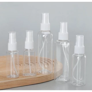 ขวดสเปรย์ PET สีขาว ใส ขนาด 10ml-120ml หัวพ่นฝอยละเอียด ขวดเปล่าอเนกประสงค์ ใส่แอลกอฮอล์ได้