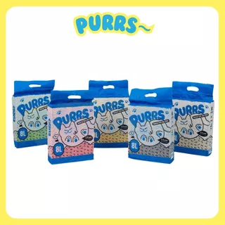[ราคาส่ง] Purrs ทรายแมวเต้าหู้ธรรมชาติ กลิ่นหอม จับตัวเป็นก้อนไว ทิ้งชักโครกได้ ยกลัง 64L