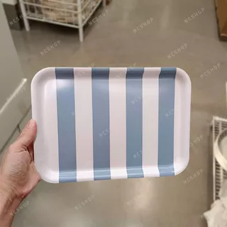 IKEA พร้อมส่ง ถาด 20x28 ซม. ถาดเสิร์ฟ ทรงสี่เหลี่ยม ของใช้ในครัวเรือน อิเกีย แท้