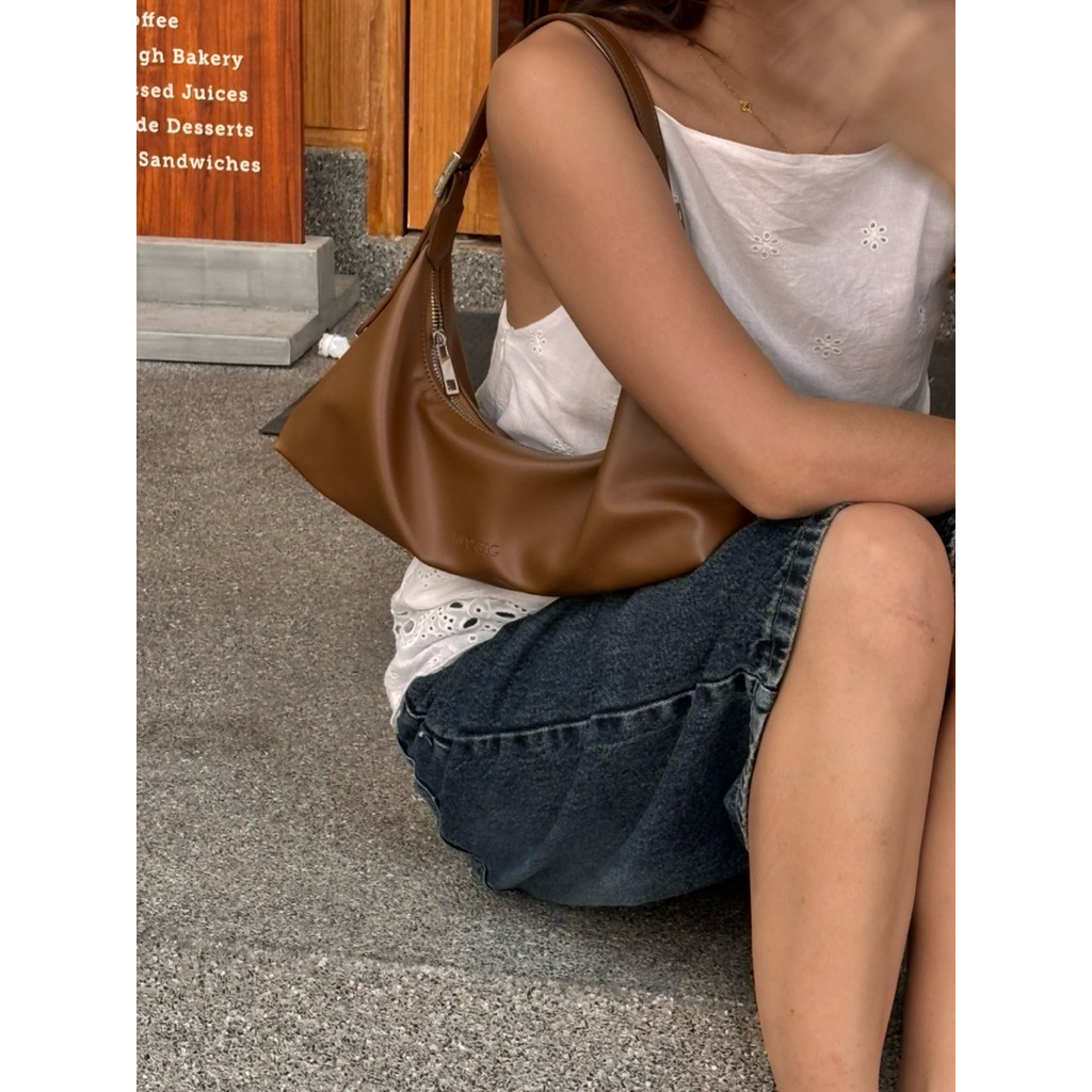 (NEW) Knack.bag- jennie bag สายเล็ก- Brown (น้ำตาล)