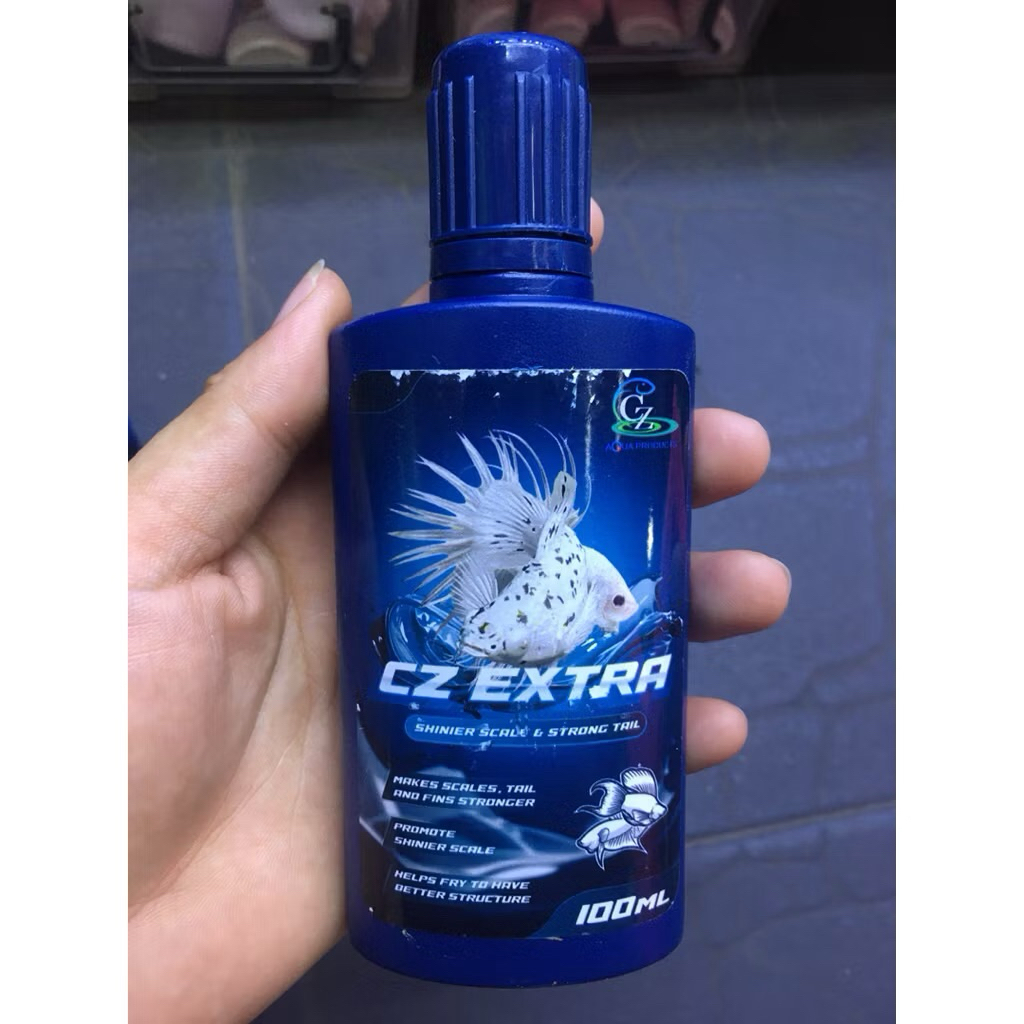 CZ EXtra100mlวิตานินเเละเเร่ธาตุเสริมสำหรับปลาสวยงาม
