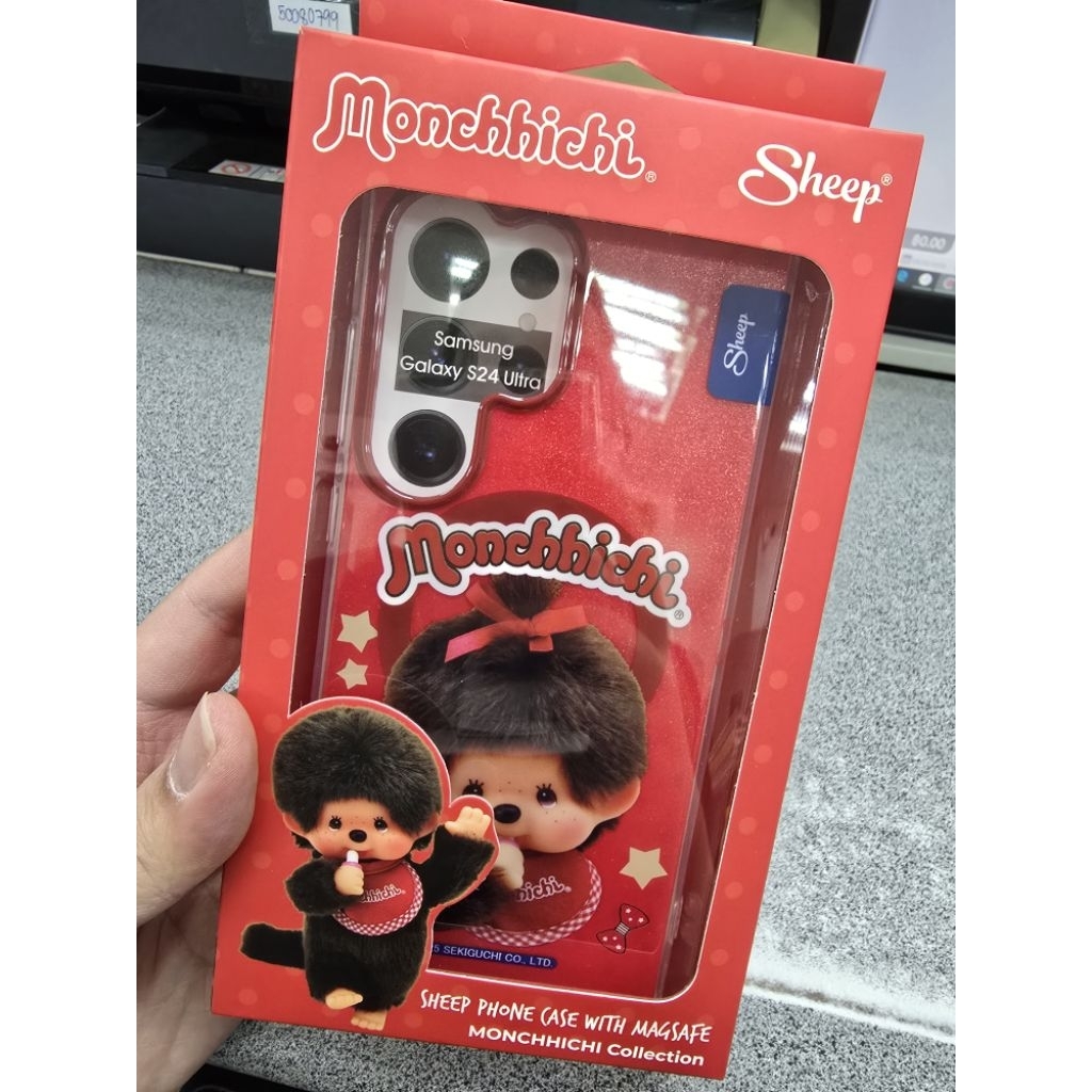 samsung galaxy s24 ultra case Monchichi มือ 2 ใช้เองใส่ไปครั้งเดียว ติดฟิล์มกันรอยแล้ว