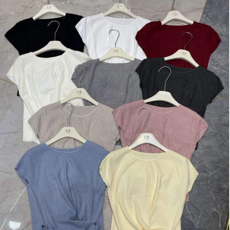 Zenmoya (116) เสื้อยืดคอกลมแขนสั้นสไตล์เกาหลี รูปที่ 8