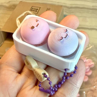 Mochi Clicker โมจิ หนมเปี๊ยะ ไดฟูกุ พวงกุญแจคลิกได้ งานศิลปะ ของสะสม