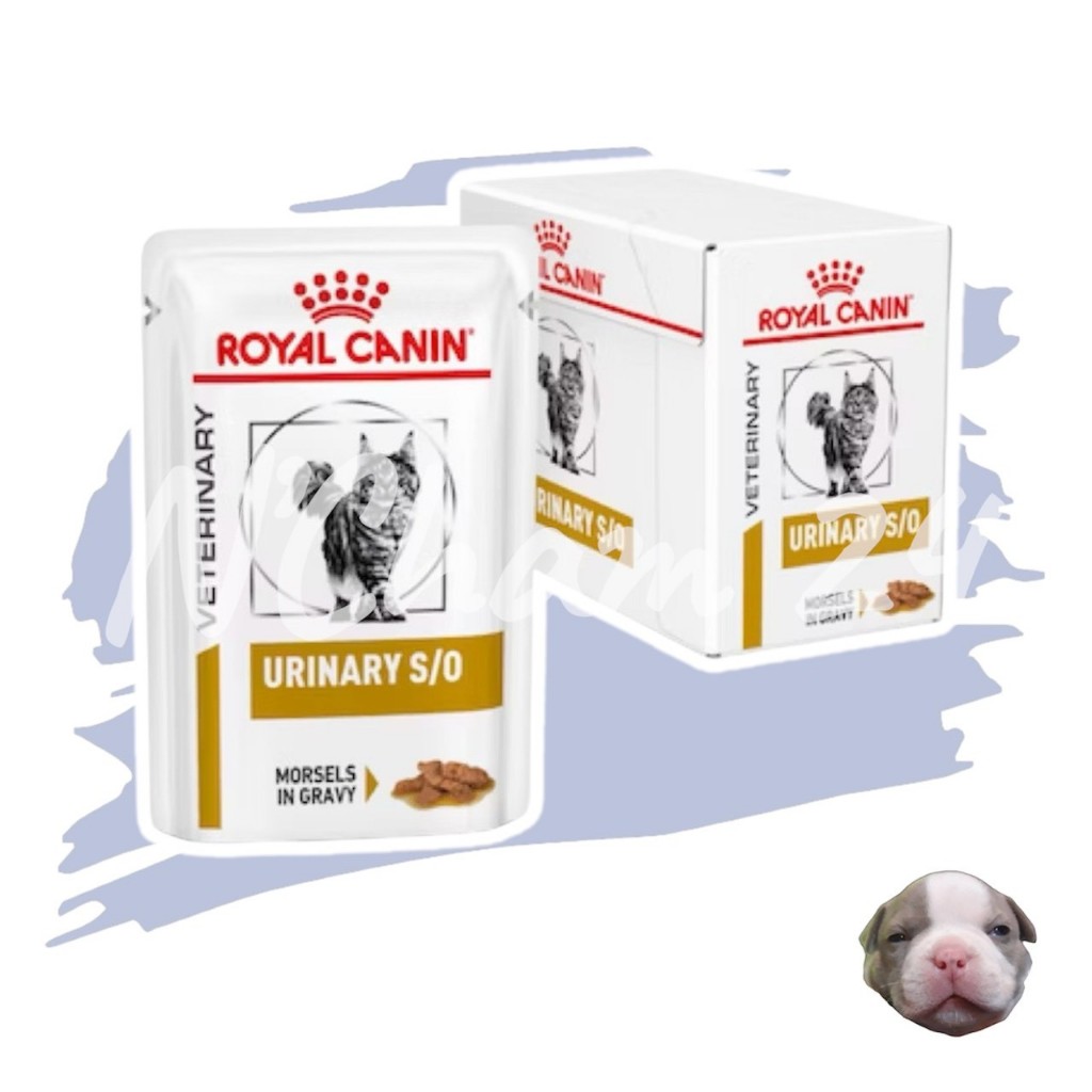 Royal Canin Urinary S/O Cat Pouch ขนาด85กรัม จำนวน 12 ซอง อาหารแมวโรคนิ่ว