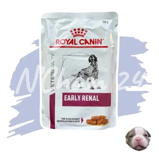 Royal Canin EARLY RENAL pouch ขนาดซองละ 100 กรัม(ขายยกกล่อง)อาหารเปียกสุนัขโรคไตระยะเริ่มต้น