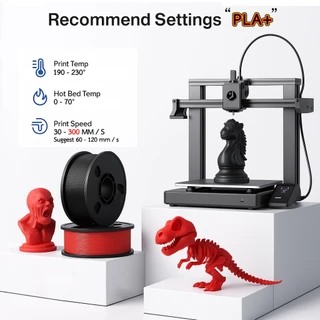 Filamax เส้นพลาสติก สีด้าน PLA+ Matte Color Filament 3D Printer 1.75mm 1kg ไร้กลิ่น ปริ้นง่ายกว่า High Quality